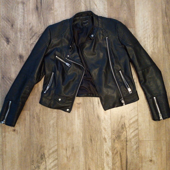 Zara Leather Jacket - Picture 1 of 5
